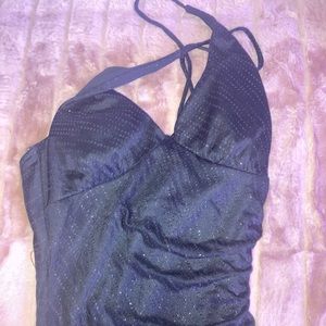 black sparkly prom dress